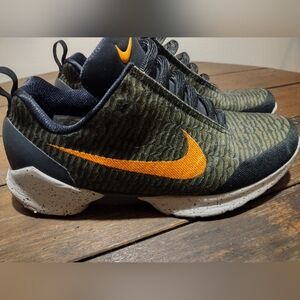 Men's Nike HyperAdapt Olive/ Orange Athletic Shoes with Earl technology Size 14